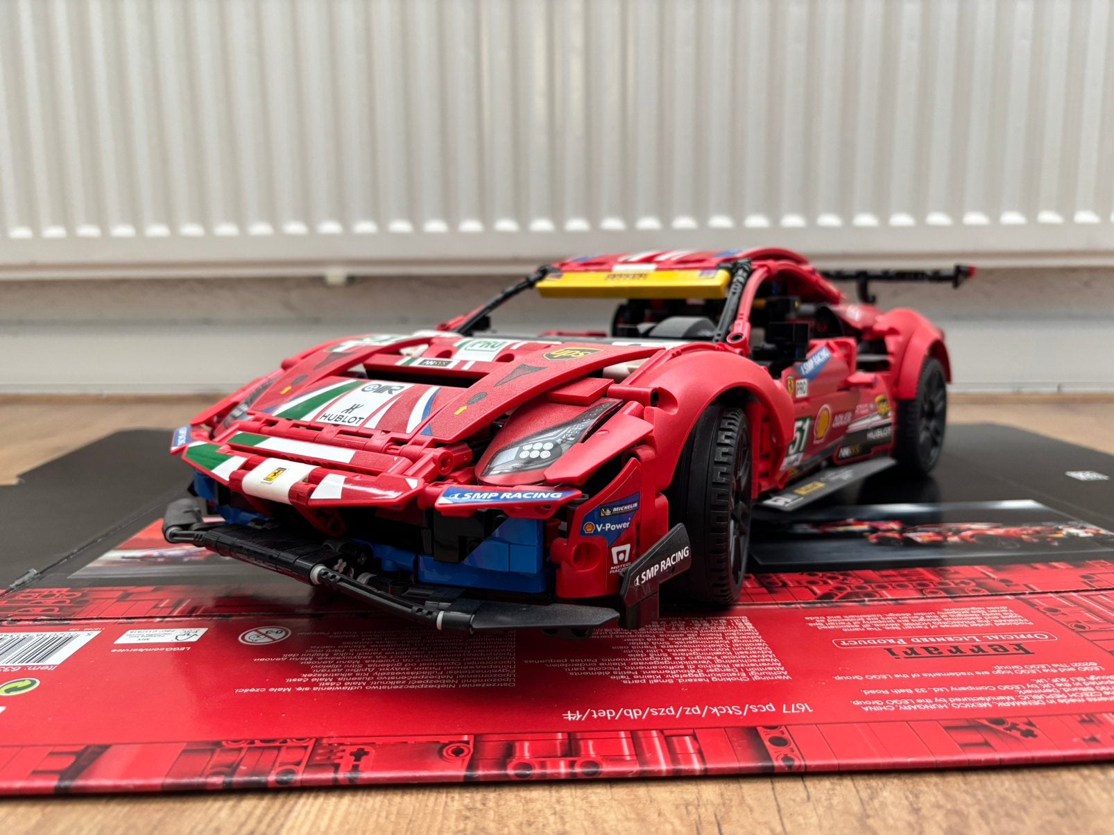Lego Technic 42125 Ferrari 488 GTE, Ophalen of Verzenden, Zo goed als nieuw, Technic, Complete set