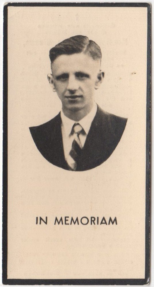 Henricus J. Giesen 1918 Eldrik/Wehl + 1939 Apeldoorn, 20 jr, Verzamelen, Verzenden