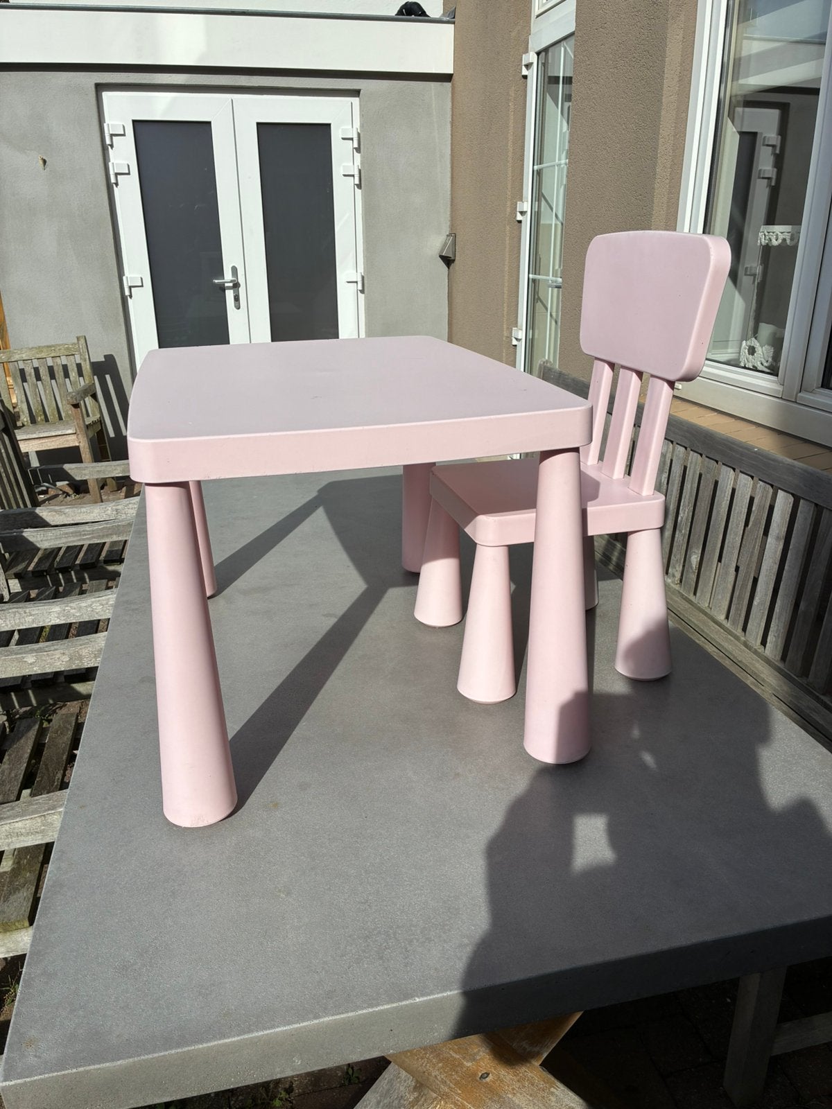 Kinder speel setje, Roze, Ophalen, Gebruikt, Zitmeubel