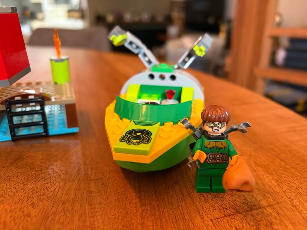 Lego Spider-Man 76134 Doc Ock diamantroof compleet, Gebruikt, Marvel, Lego, Ophalen of Verzenden