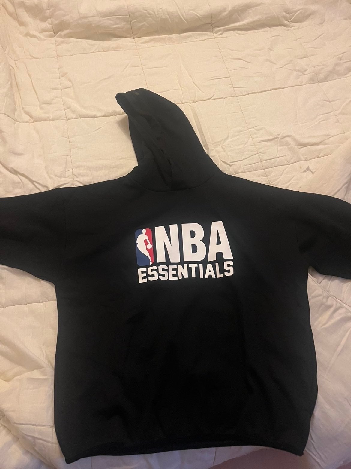 NBA Essentials Hoodie Zwart Maat L, Ophalen of Verzenden, Nieuw