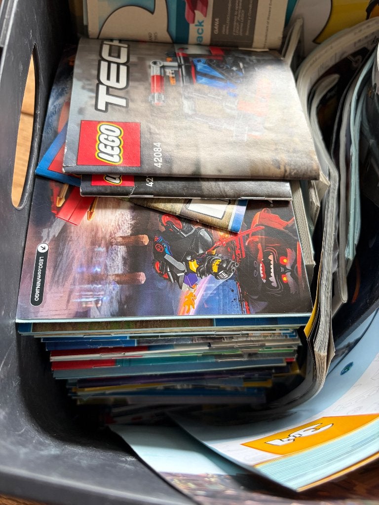 40kg lego en boekjes, Ophalen, Gebruikt, Losse stenen, Lego
