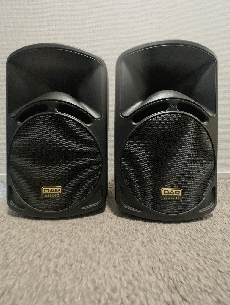 DAP Audio PMA-62 Actieve Luidsprekerset 50W RMS, Stofbestendig, Zo goed als nieuw, Minder dan 60 watt, Ophalen