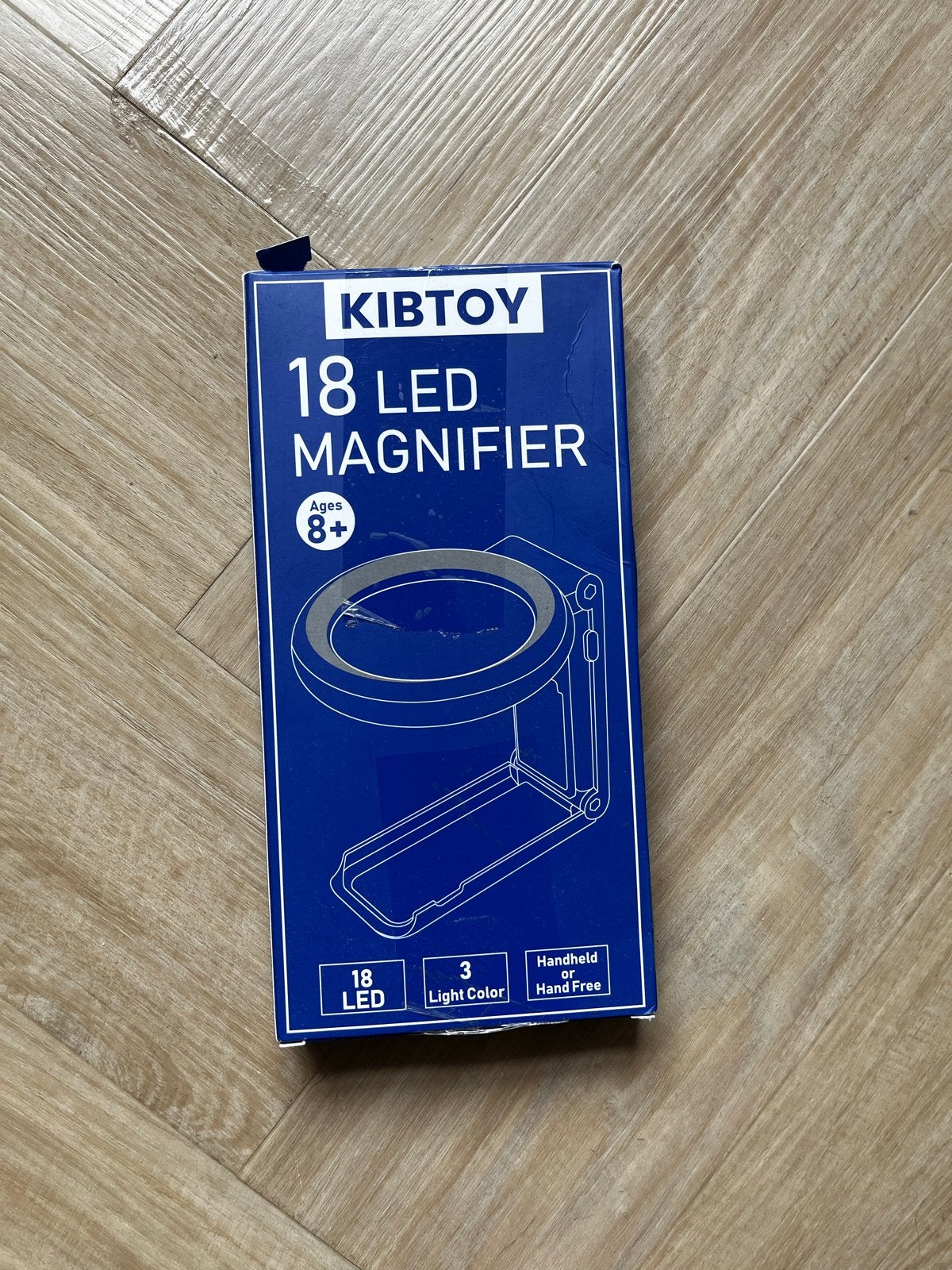 KIBTOY 18 LED Vergrootglas - Handheld & Handsfree, Ophalen of Verzenden, Nieuw, Vergrootglas of Loep
