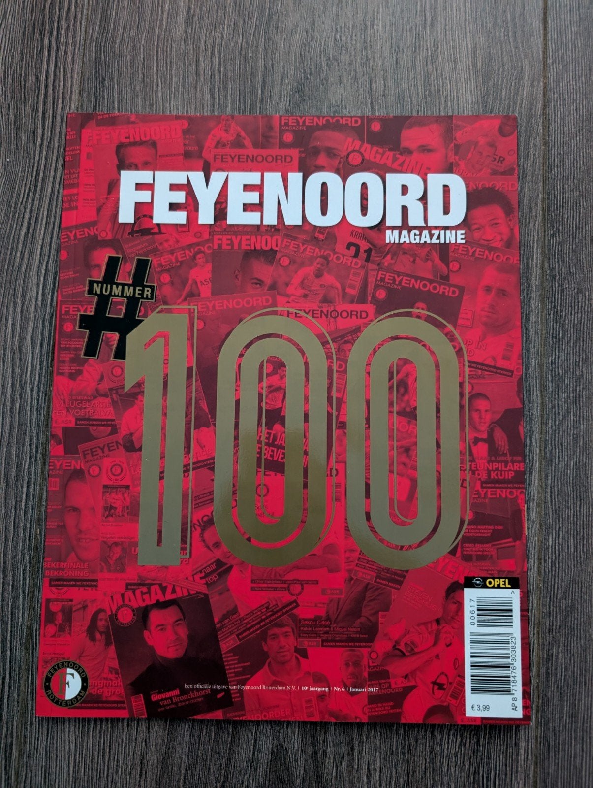 Feyenoord magazine nummer 100, Verzamelen, Sportartikelen en Voetbal, Ophalen of Verzenden, Zo goed als nieuw, Feyenoord, Boek of Tijdschrift