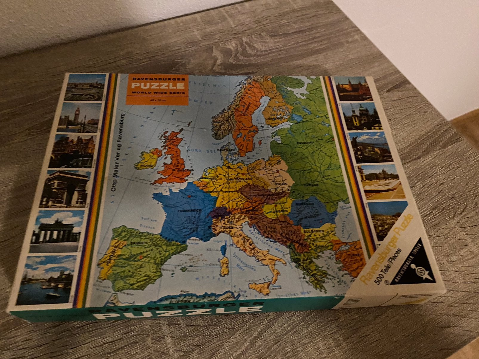 Puzzel Europa 500 stukjes, Ophalen of Verzenden, 500 t/m 1500 stukjes, Gebruikt