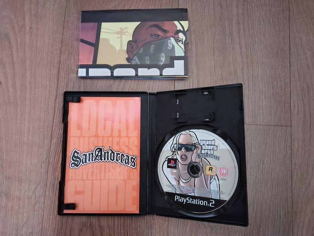 Gta San Andreas PlayStation 2, Spelcomputers en Games, Games | Sony PlayStation 2, Avontuur en Actie, Gebruikt, Vanaf 18 jaar