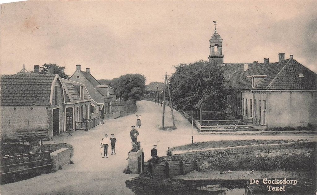 703-160-001 De Cocksdorp Texel, Verzenden, Voor 1920, Noord-Holland