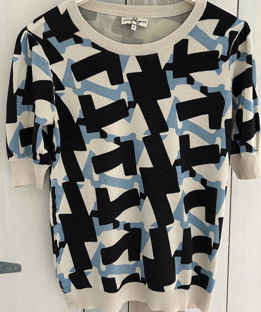 &Co Woman shirt – driekwart mouwen, maat M, Maat 38/40 (M), Overige kleuren, &Co Woman, Ophalen of Verzenden