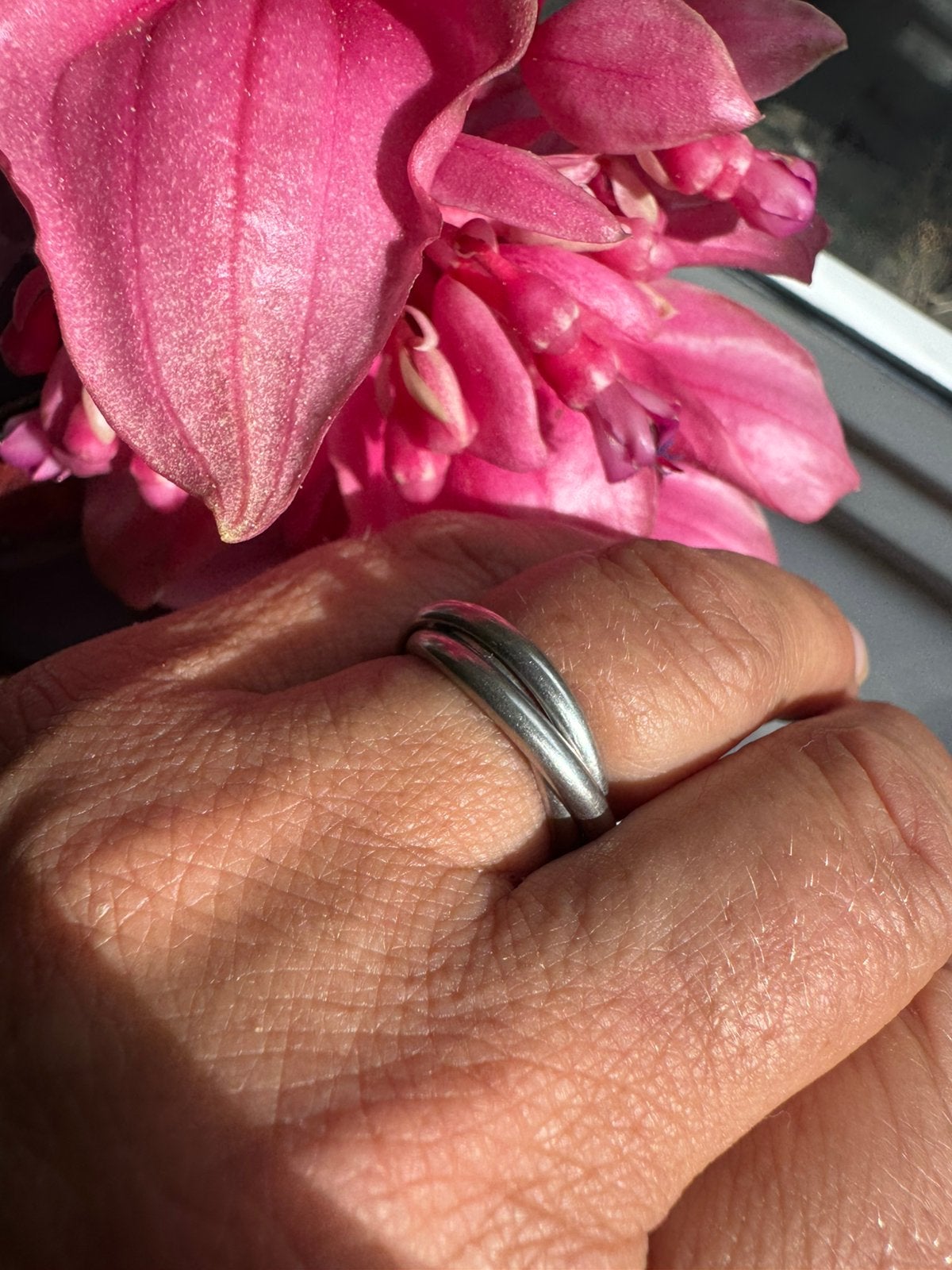 zilveren ring esprit sterling zilver 925, Ophalen of Verzenden, Zo goed als nieuw, Zilver
