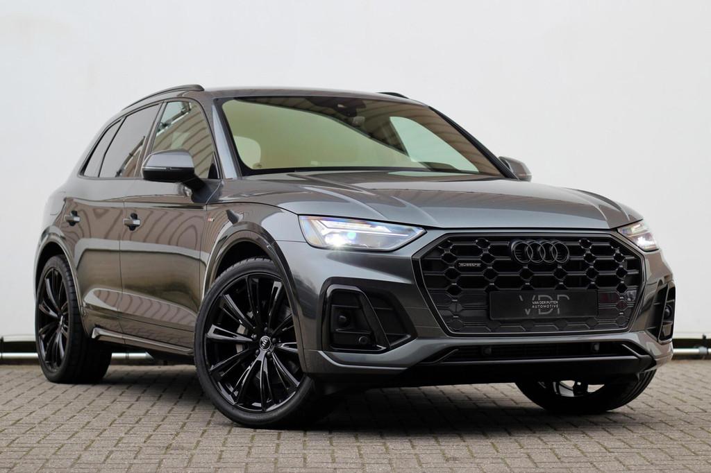 Audi Q5 50 TFSI e quattro S edition|Luchtvering|Massage|22, Automaat, 2005 kg, Gebruikt, Zwart