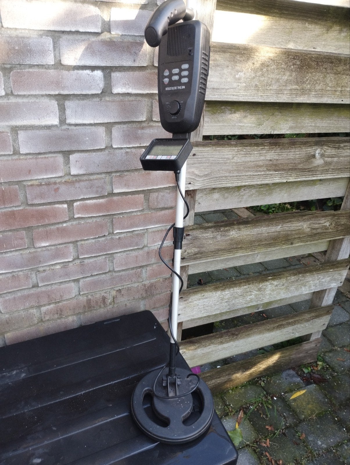 Metaaldetector voor diverse metalen regelbaar, Ophalen