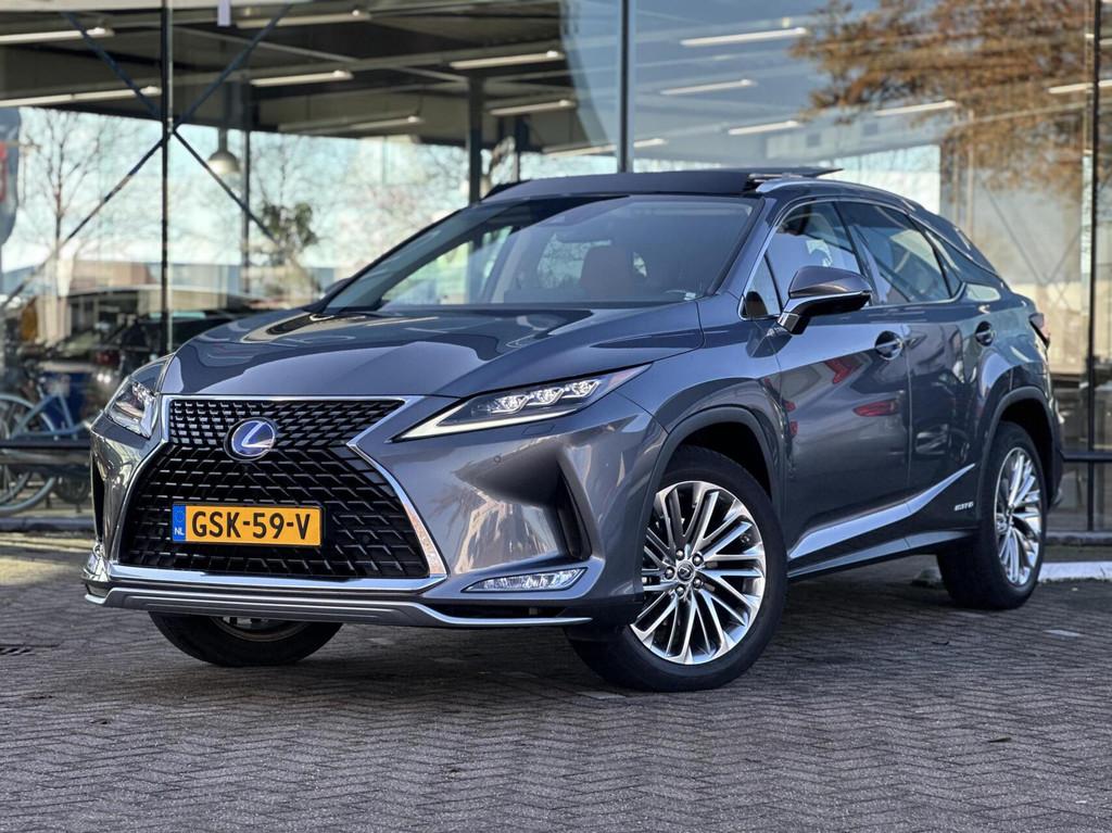 Lexus RX 450h AWD President Line Pano leder Navi Lmv Vol, Auto's, Gebruikt, Euro 6, Adaptive Cruise Control, 2000 kg