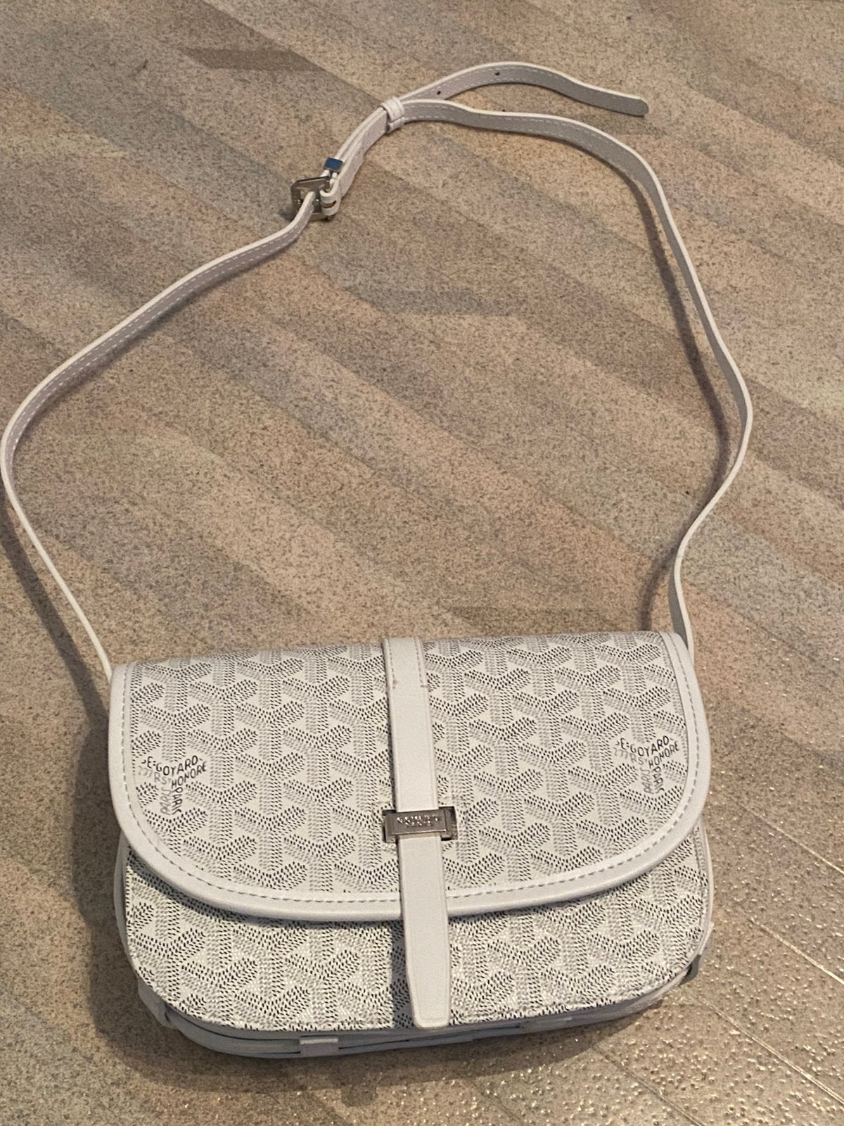 Goyard heren tas, Overige merken, Wit, Nieuw, Ophalen of Verzenden