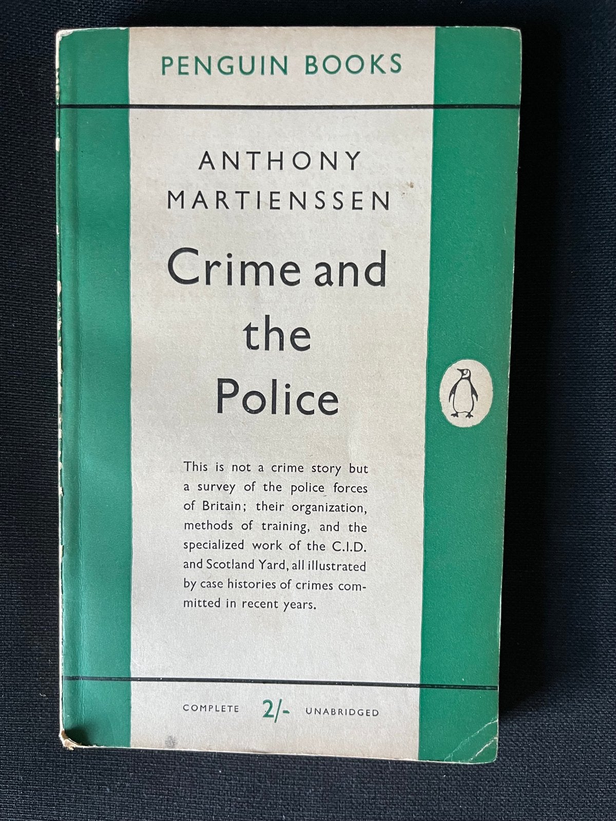 Crime and the Police - Anthony Martienssen (Penguin), Ophalen of Verzenden, Gelezen