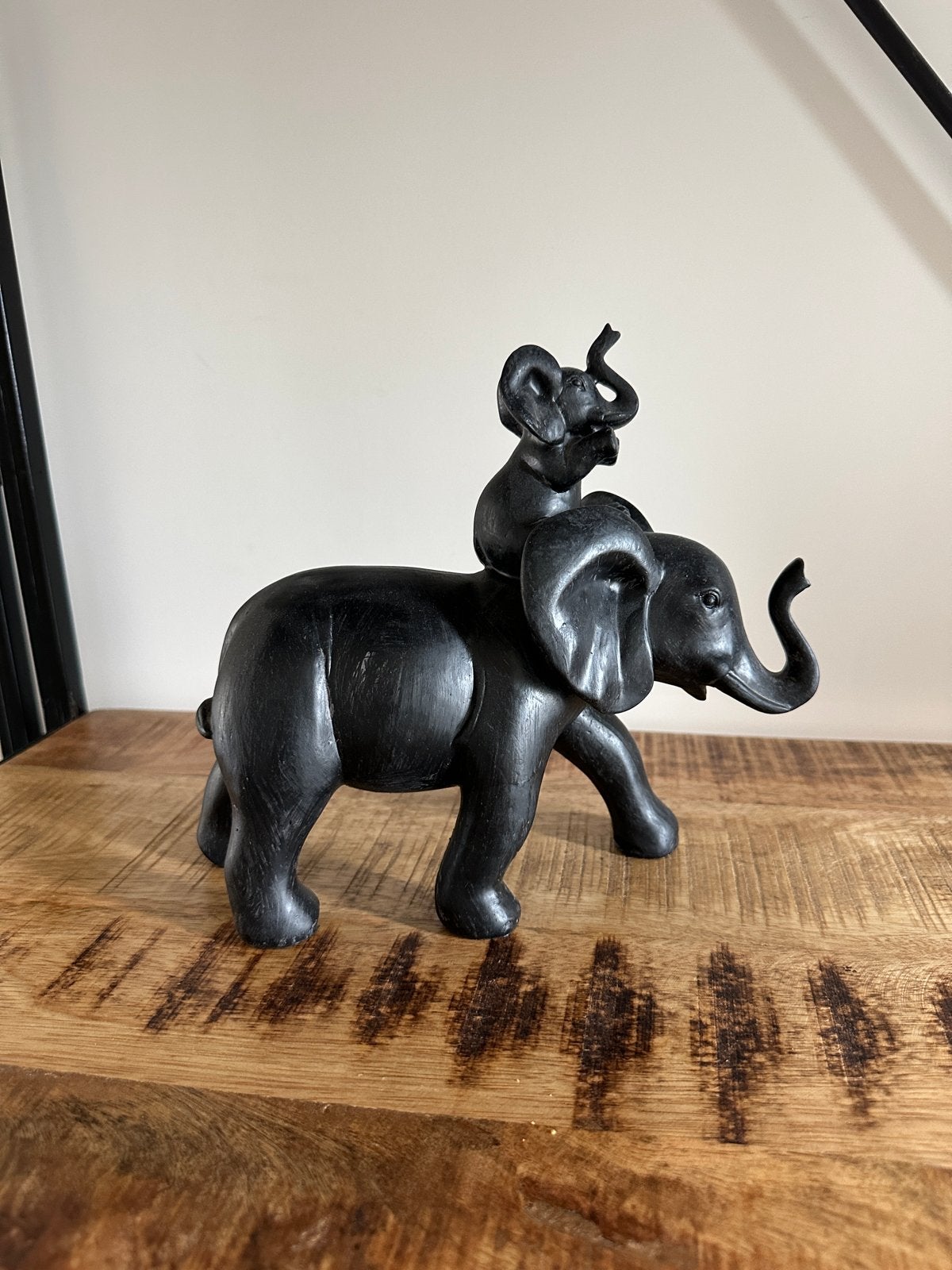 Robuust Olifant Beeld - 22x20 cm, Overige materialen, Overige stijlen, Ophalen of Verzenden, Gebruikt