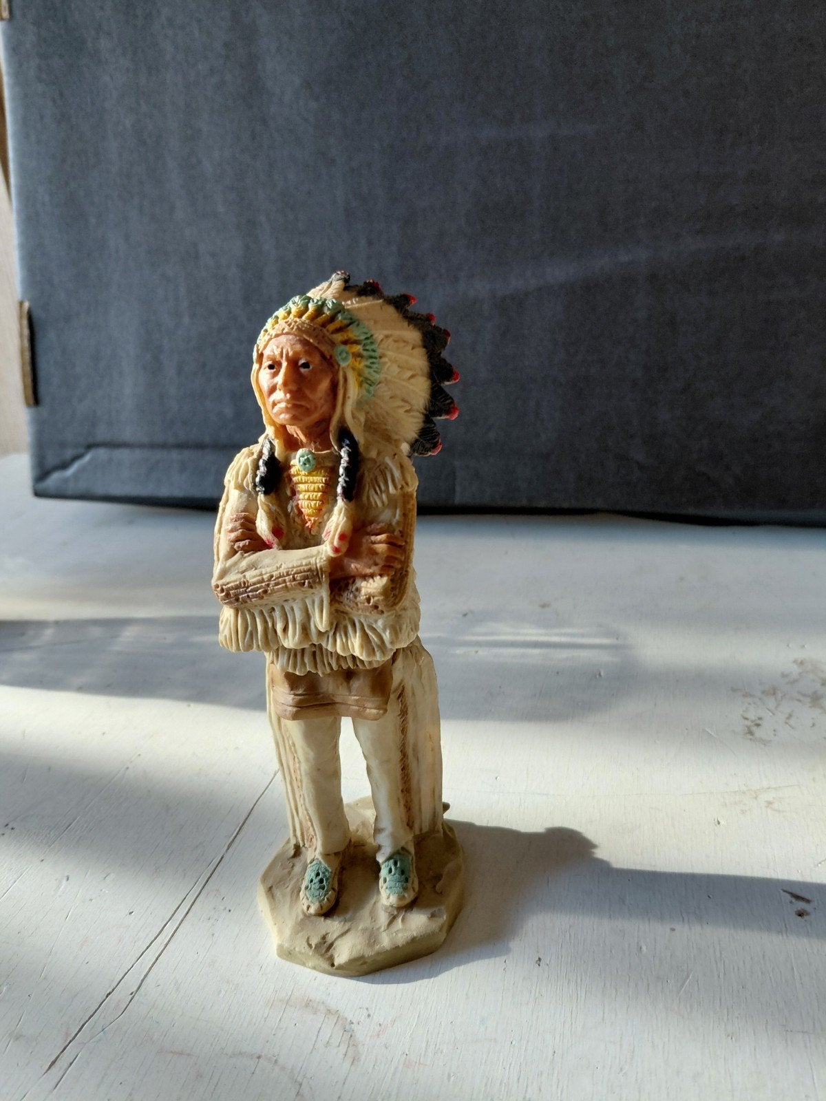 Castagna Indianenbeeldje - Handgemaakt in Italië, Ophalen of Verzenden, Zo goed als nieuw, Mens