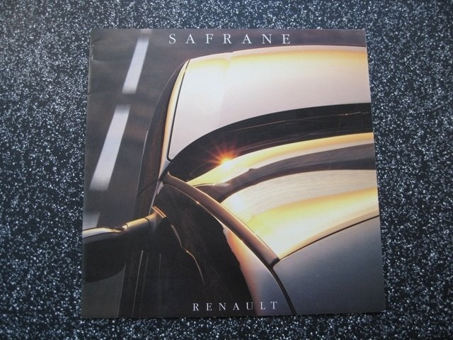 Renault Safrane Folder 1992, Renault, Ophalen of Verzenden, Zo goed als nieuw, Renault