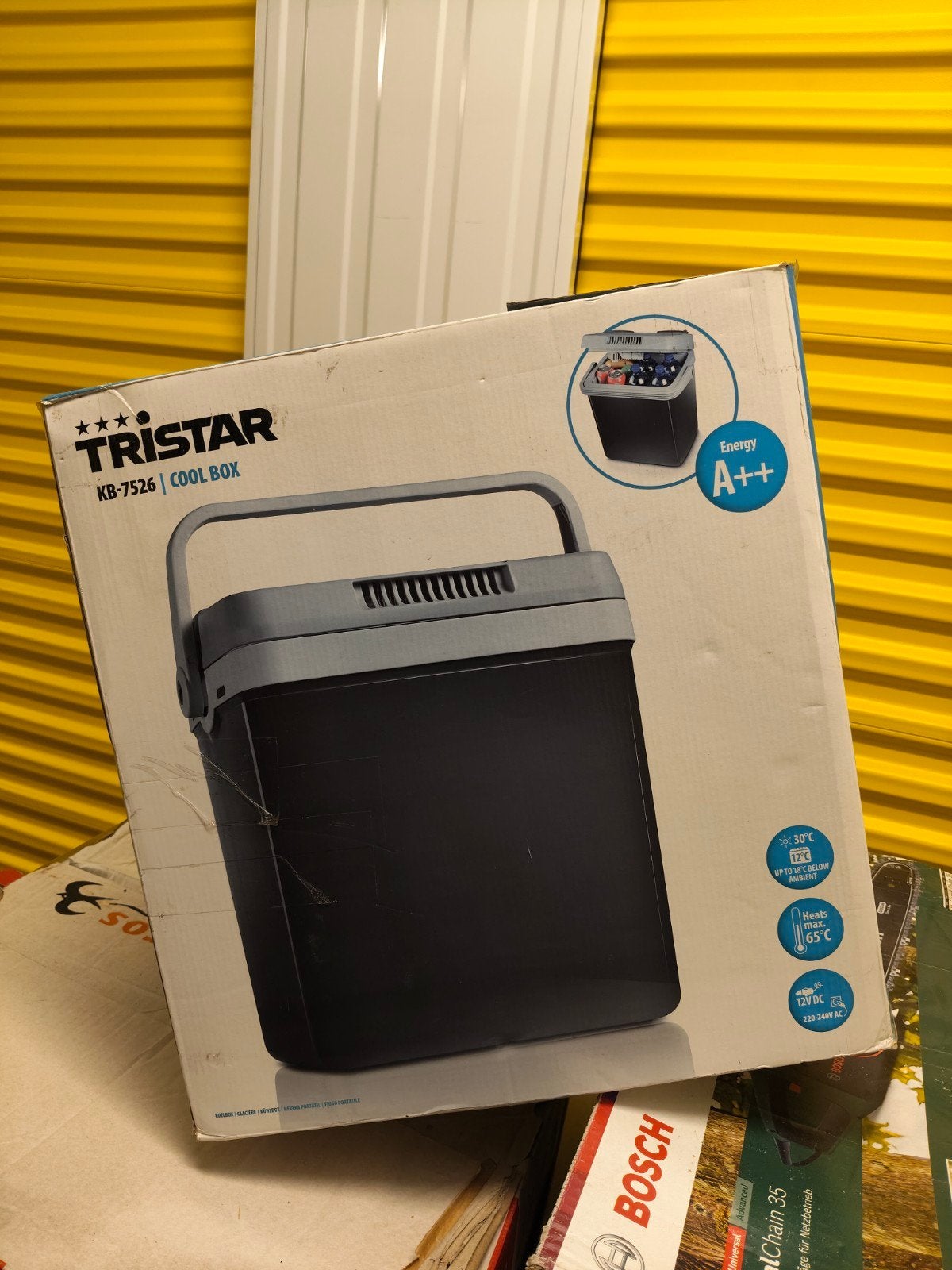 Tristar KB-7526 Koelbox 12V/220V - Thuis & Auto, Ophalen, Gebruikt, Koelbox, Elektrisch