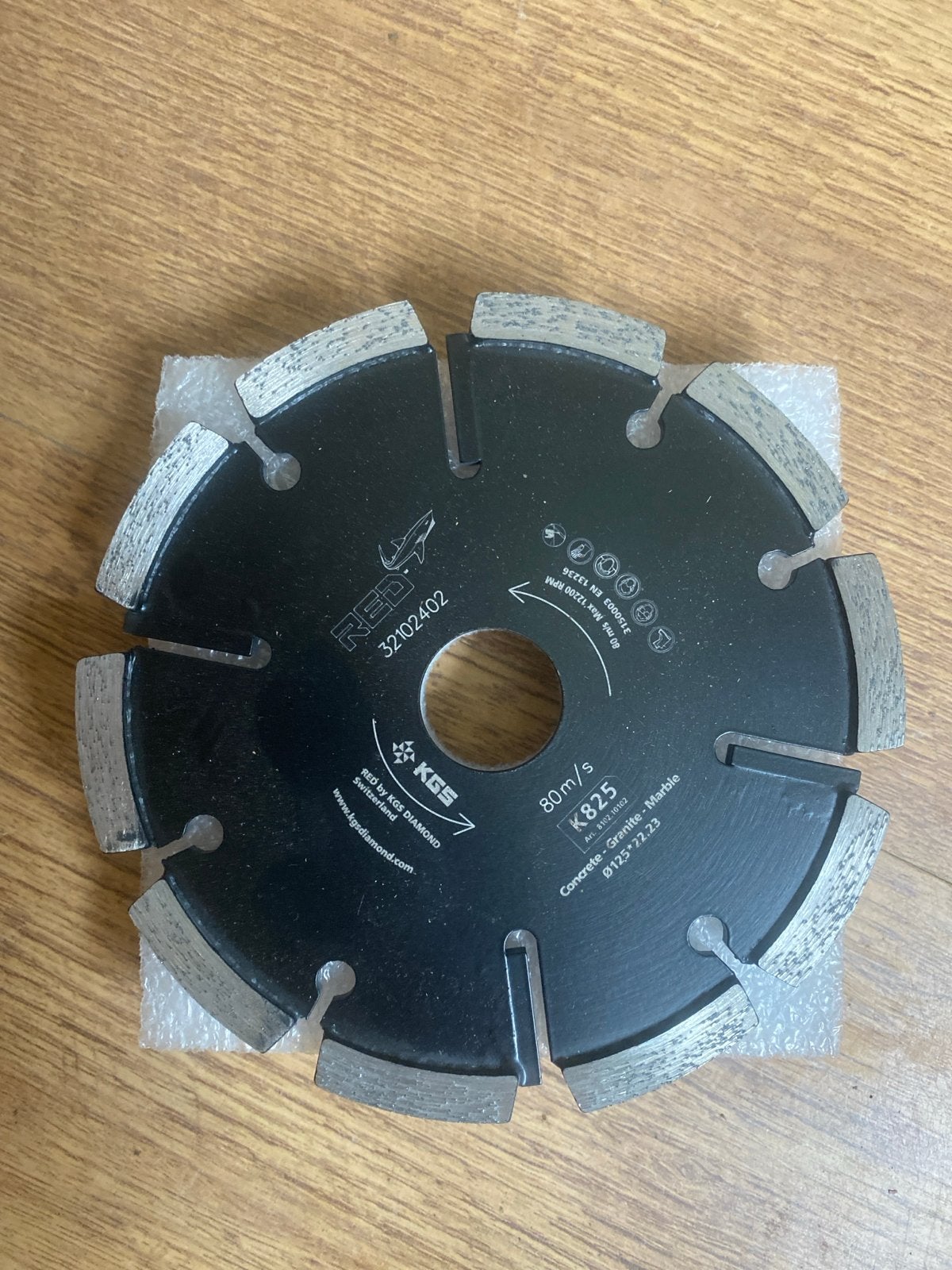 Nieuwe RED Voegenfrees K825 - 125x22.23 voor Beton/Graniet, Overige soorten, Onbekend, Nieuw, Ophalen of Verzenden