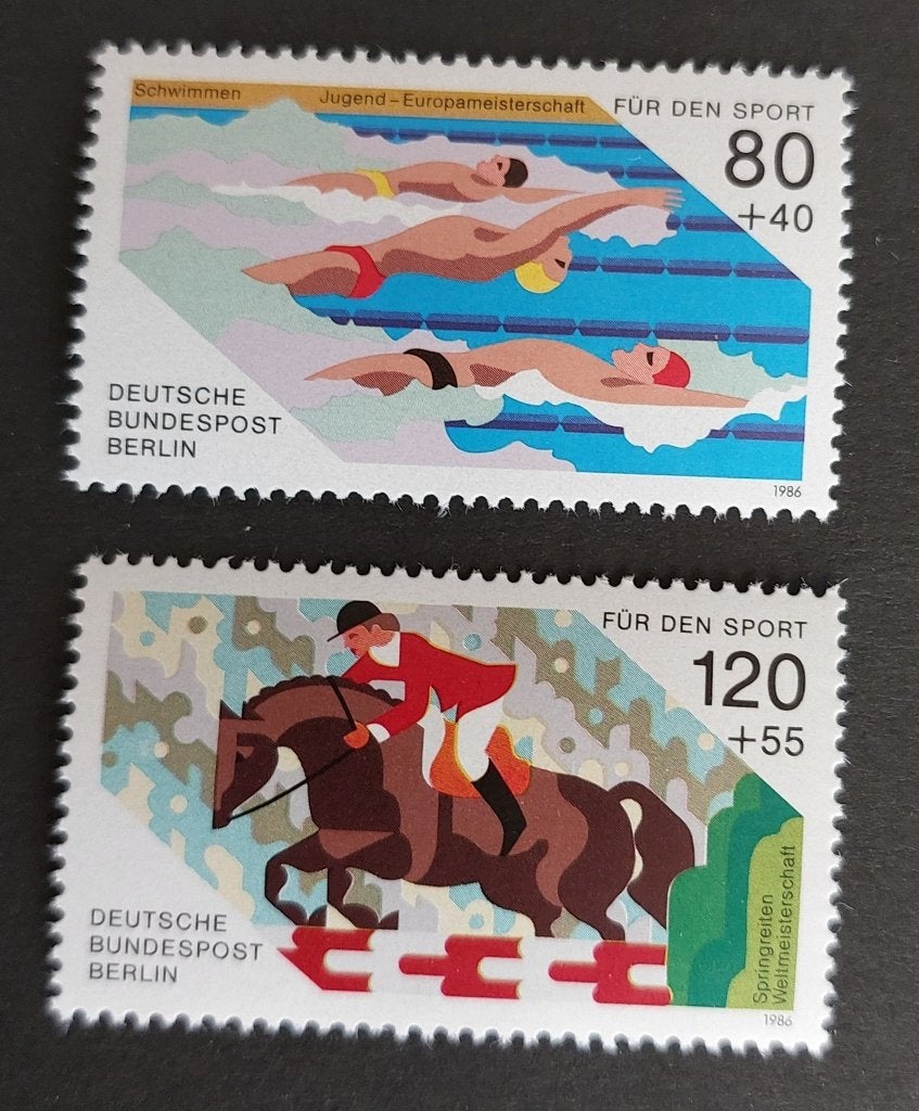 Michel 751-752 Berlijn postfris 1986, Verzenden, BRD, Postfris