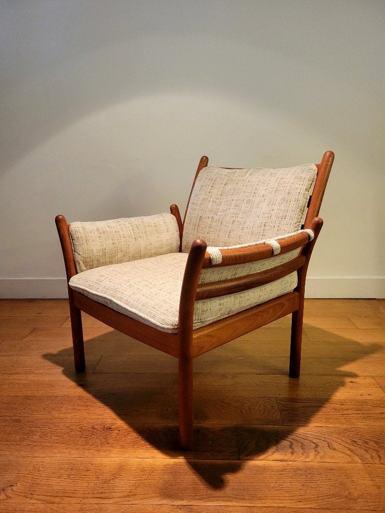 Set van 2 Genius fauteuils van Illum wikkelsø voor C.F.C., Ophalen, Vintage design, Mid Centruy Modern, Deens design, Gebruikt