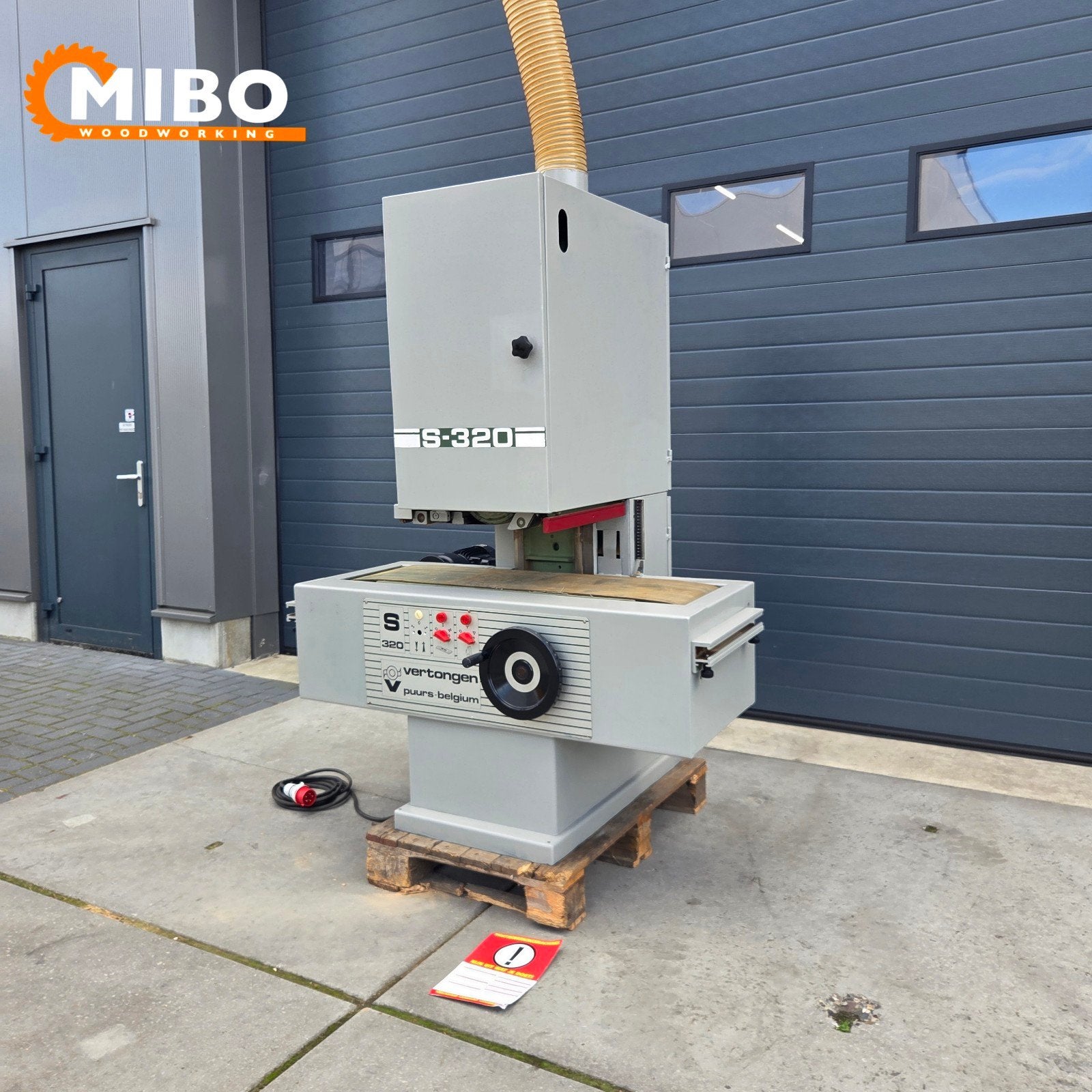 Vertongen schuurmachine breedband 320mm compact ***, Ophalen of Verzenden, Zo goed als nieuw, 1200 watt of meer, Overige typen