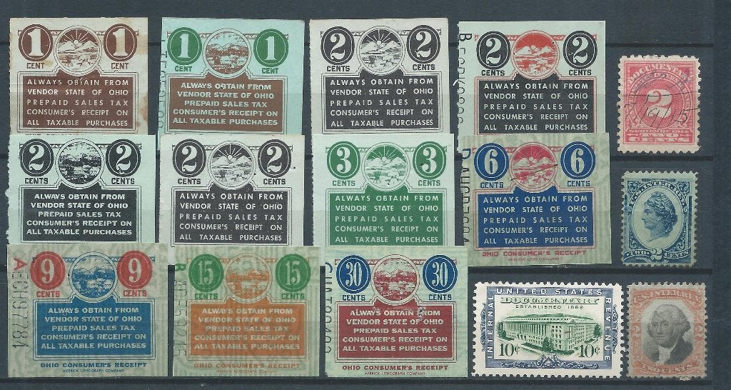 C871 – USA – kaveltje Fiscals, Ophalen of Verzenden, Noord-Amerika
