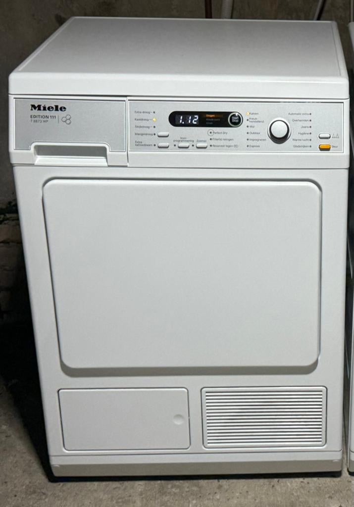 Miele T8873 WP 8 kilo warmtepomp droger, Witgoed en Apparatuur, Wasdrogers, Zo goed als nieuw, Overige typen, 8 tot 10 kg, Minder dan 85 cm