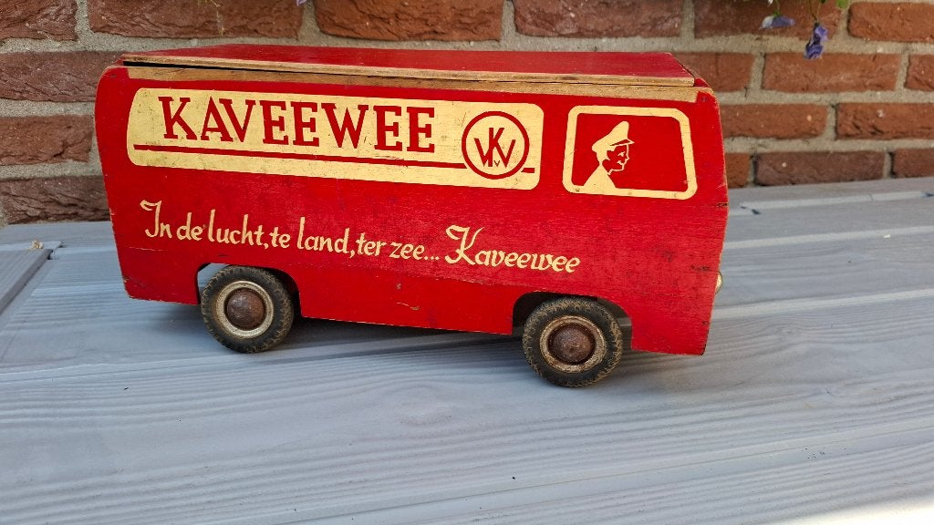 Kaveewee Sigaren Service Car houten speelgoed., Ophalen of Verzenden