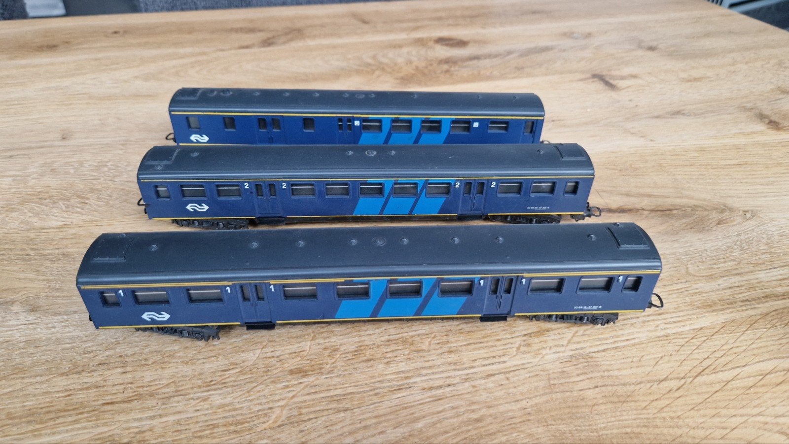 NS Intercity Rijtuigen Set (3 stuks) modeltrein, Overige merken, Gebruikt, Gelijkstroom, Wagon