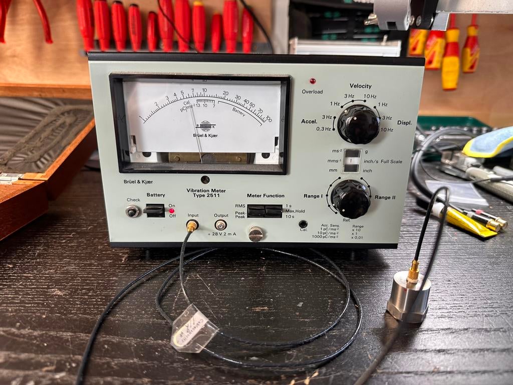 Bruel & Kjaer 2511 vibratiemeter, Doe-het-zelf en Verbouw, Meetapparatuur, Ophalen of Verzenden, Zo goed als nieuw