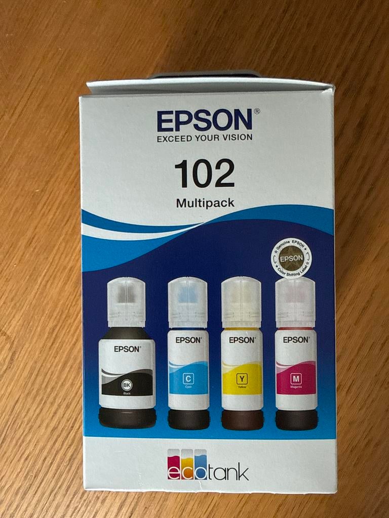 Epson 102 Ecotank Multipack Inktflessen - Nieuw in doos, Verzenden, Nieuw, Cartridge