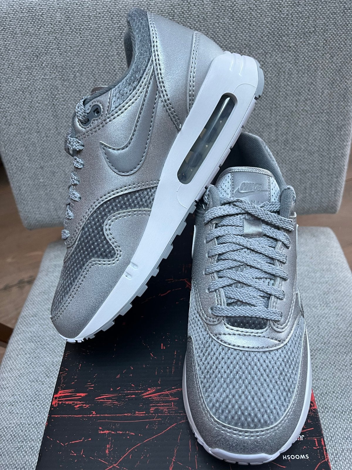 Nike Air Max 1 '86 OG 'Cool Grey/Metallic Silver' - Maat 39, Ophalen of Verzenden, Nieuw, Grijs, Sneakers of Gympen