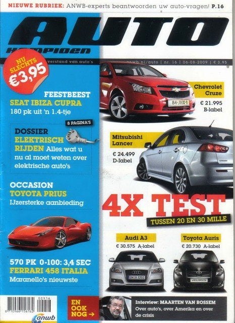Autokampioen 16 2009 : BMW X6 / Alpina B6 - Seat Ibiza Cupra, Ophalen of Verzenden, Gelezen, Algemeen