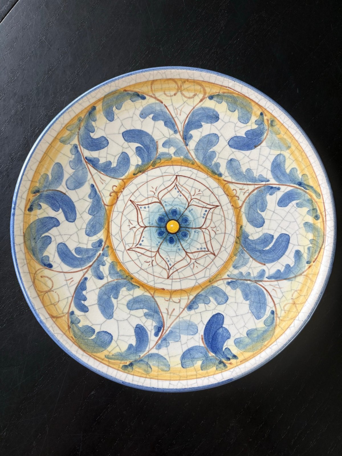 Prachtige Siciliaanse Wandschaal – Gianco Castelvetrano – Ha, Ophalen