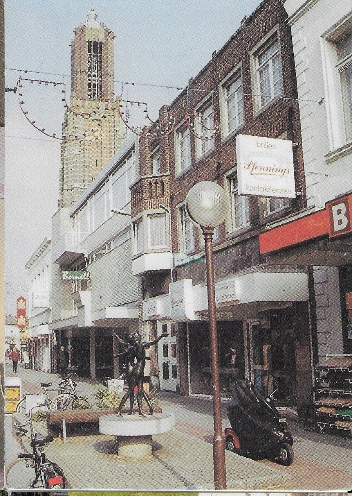 Q390 Gelopen ansichtkaart pfennings hoortoestellen weert, Verzamelen, Ophalen of Verzenden, 1960 tot 1980, Gelopen