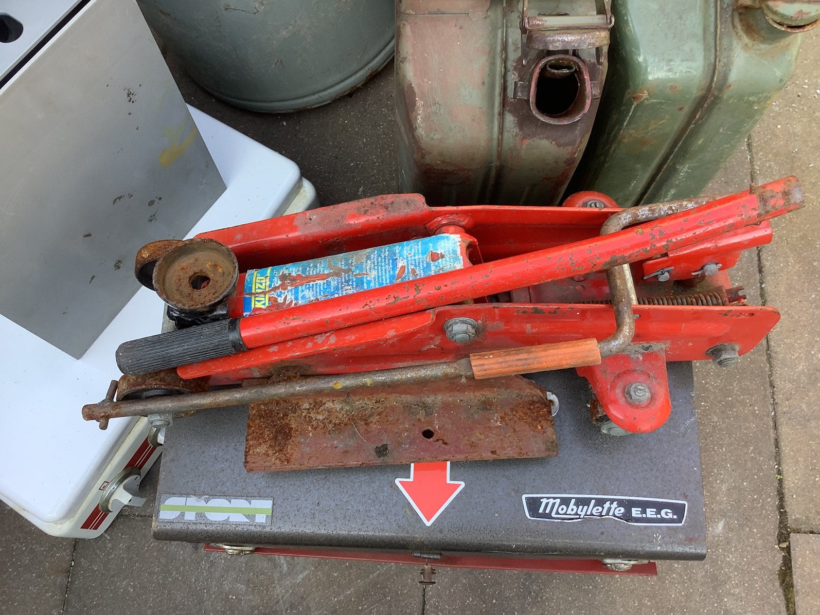 Kinzo, Auto diversen, Ophalen of Verzenden, Gebruikt, Hydraulisch, Garagekrik