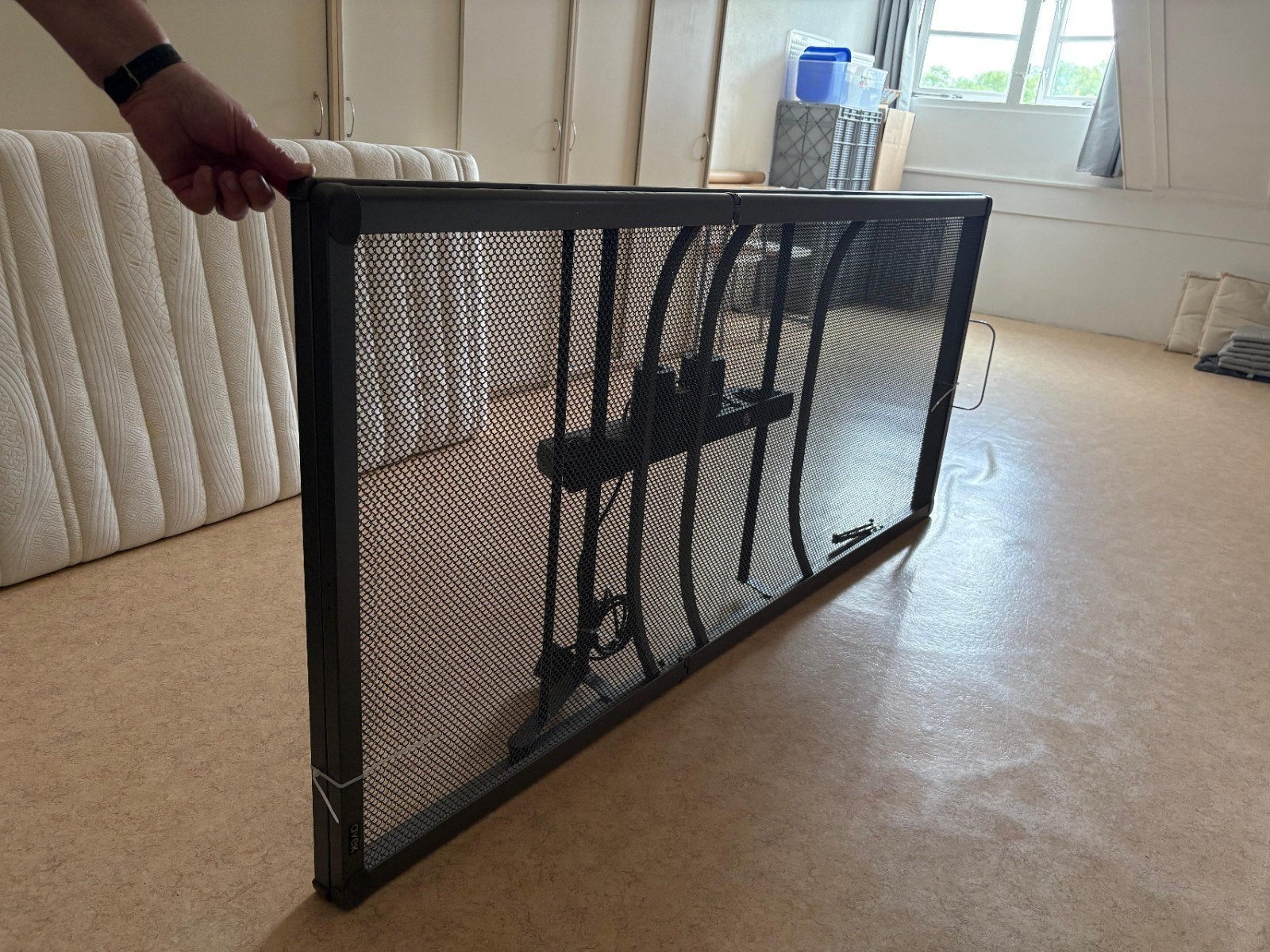 Bedbodem 90x210  elektrisch met afstandsbediening, Ophalen, Gebruikt, 90 cm, Eenpersoons