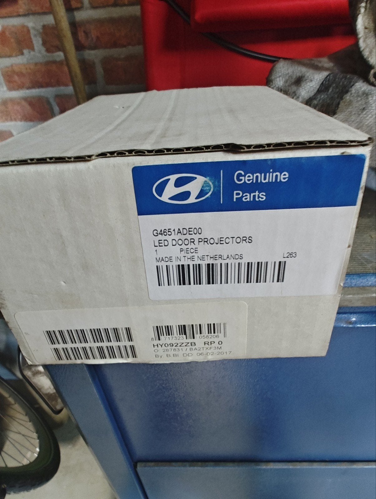 Hyundai i30 LED Deurprojectoren - Originele Onderdelen, Ophalen of Verzenden, Nieuw