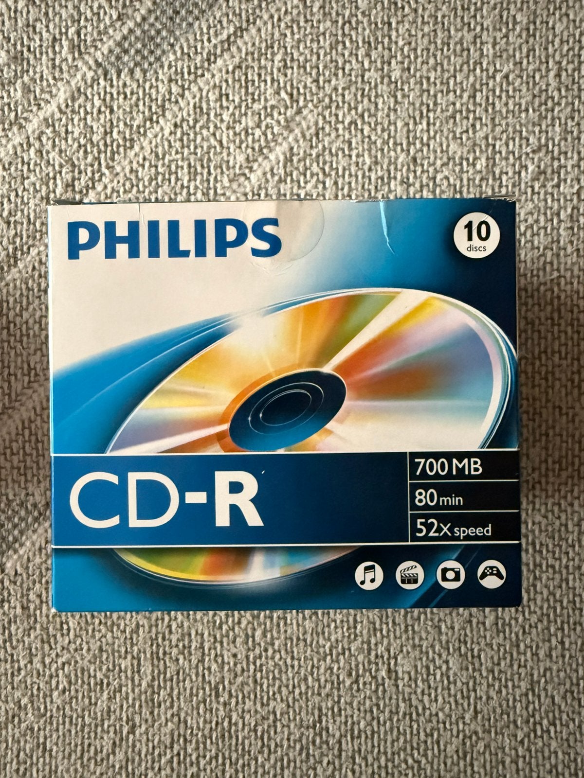 Te koop Philips 10 x CD-R en 10 x DVD+RW nieuw in doos, Computers en Software, Beschrijfbare discs, Ophalen of Verzenden, Nieuw
