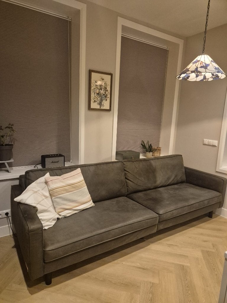 Comfortabele 4-zits bank - UMIX - Groen, Ophalen, Modern, Comfortabel, Gebruikt, Tweepersoons