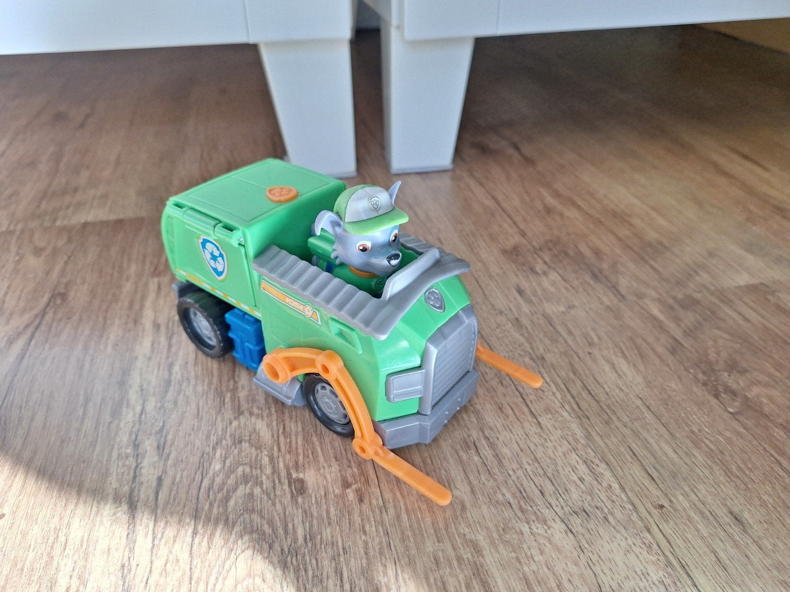 Paw Patrol Rocky voertuig met figuur, Ophalen, Gebruikt