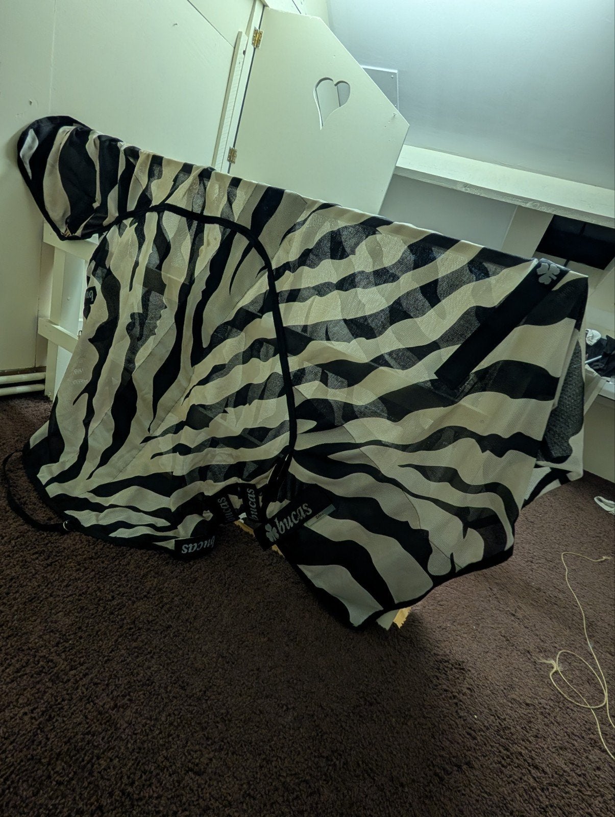 Bucas buzz-off zebra full neck, Dieren en Toebehoren, Ophalen of Verzenden