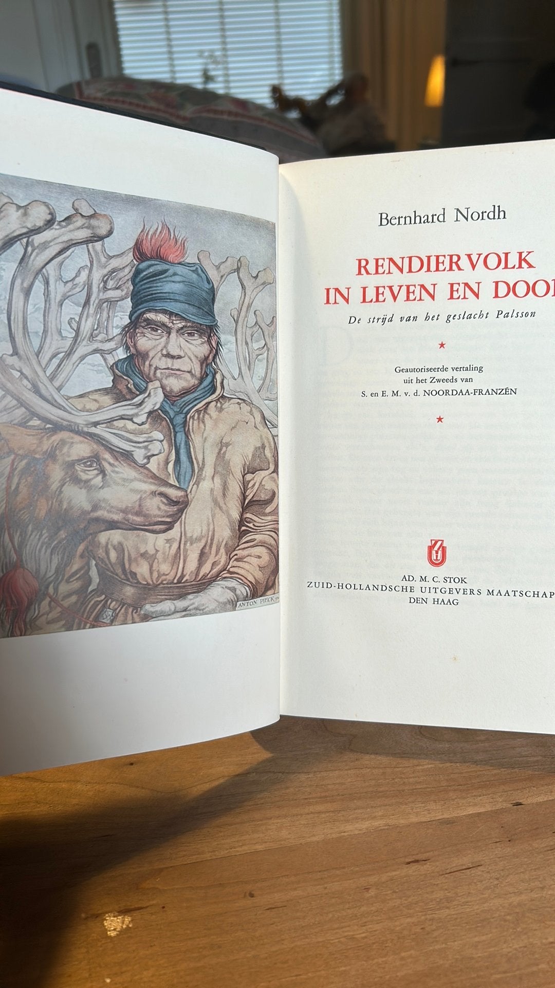 Rendiervolk in leven en dood Bernhard Nordh Anton Pieck, Ophalen of Verzenden, Gelezen