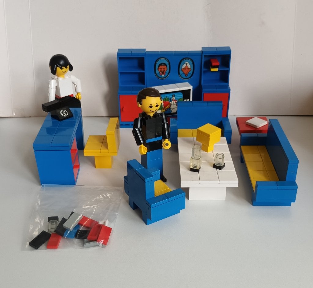 Vintage Lego 264 doos compleet met inhoud en instructie Sten, Lego, Ophalen of Verzenden, Zo goed als nieuw, Complete set