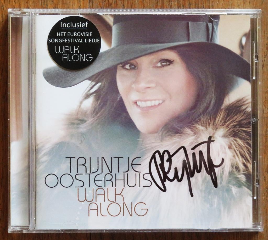 CD Trijntje Oosterhuis: Walk Along GESIGNEERD, Ophalen of Verzenden, Zo goed als nieuw