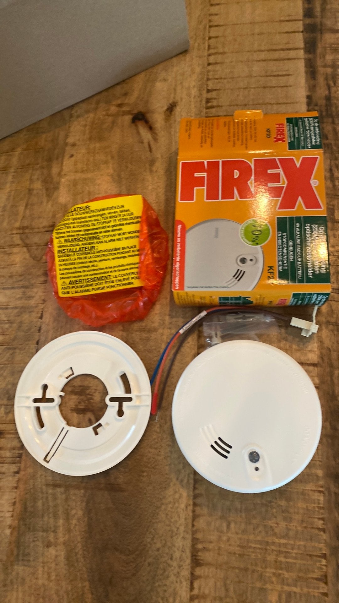 4x nieuwe Firex optische brandmelders, Doe-het-zelf en Verbouw, Ophalen of Verzenden, Nieuw, Compleet systeem, Rook