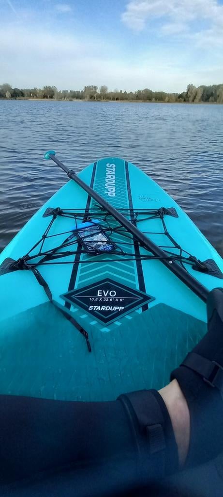 Stardupp Evo Supboard met kayakzitje en extra peddel, Watersport en Boten, Suppen, Ophalen of Verzenden