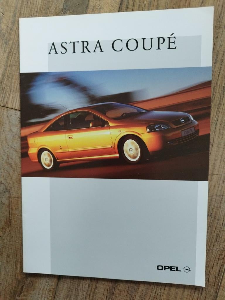 Opel Astra Coupé Brochure 2000 - Nederlands, Opel, Zo goed als nieuw, Opel, Ophalen of Verzenden
